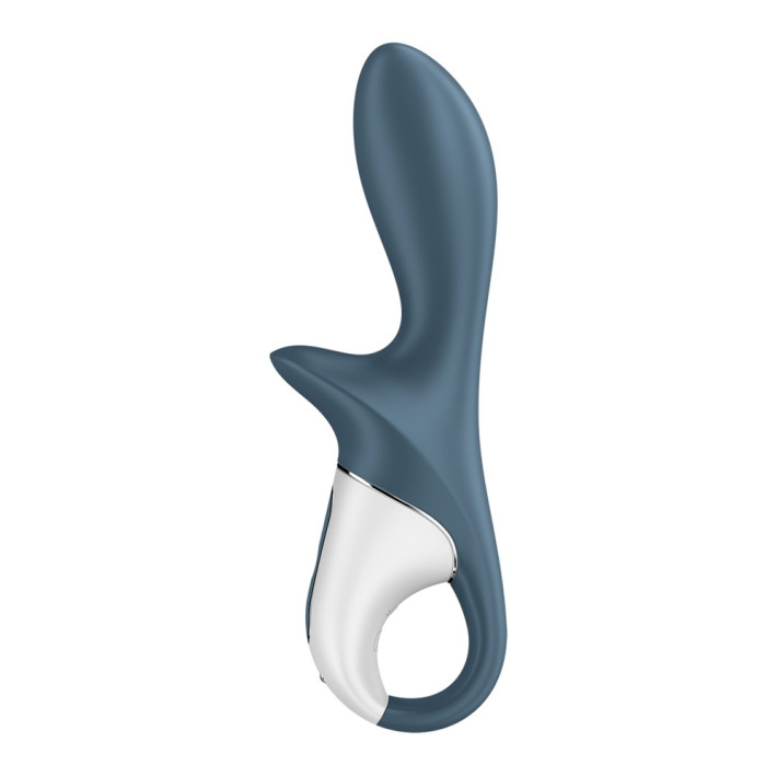 Vibrator Anal Gonflabil Air Pump Booty 2, Gri Petrol, 17.5 Cm 2