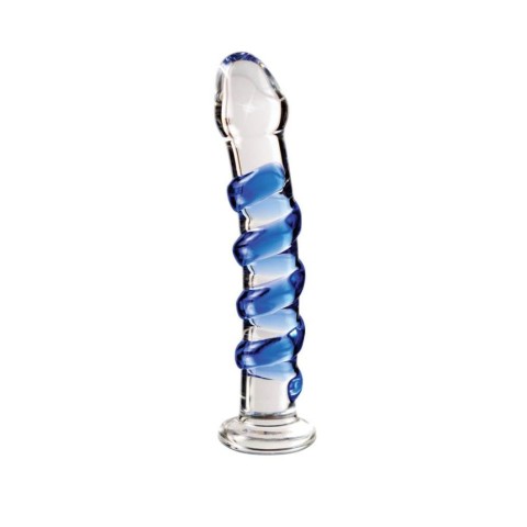 Dildouri Sticlametal, Dildo Clasic Din Sticla Icicles No. 05, pasiune.ro