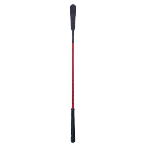 Devil Sticks, Cravasa Din Piele, Negru + Rosu, 66 Cm, pasiune.ro