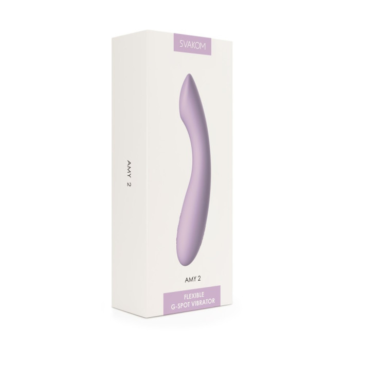 Vibrator Punctul G Amy 2, Lila, 17.5 Cm 2