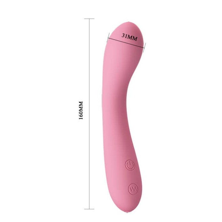 Vibrator Special Gloria, Roz Pudrat, 16 Cm 4