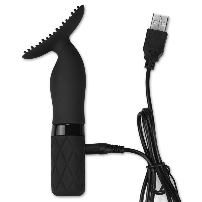 Vibrator Clitoridian O-sensual Clit Jiggle, Negru, 14 Cm 2
