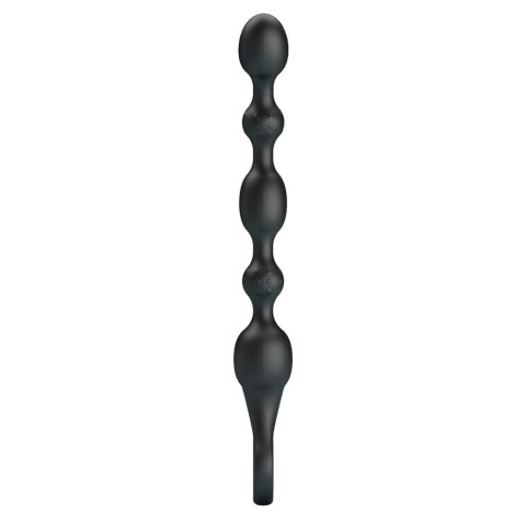 Vibratoare Anale, Bile Anale Cu Vibratii Van, Negru, 24 Cm, pasiune.ro