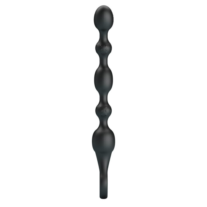 Bile Anale Cu Vibratii Van, Negru, 24 Cm 2