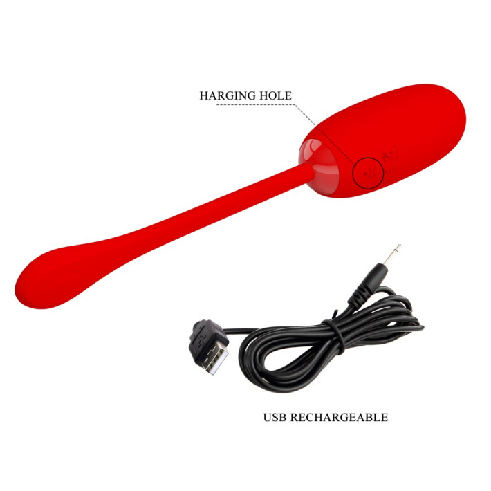 Ou Vibrator Julius, Rosu 3