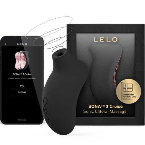clitoris, Vibrator Clitoris Lelo Sona 3 Negru, pasiune.ro