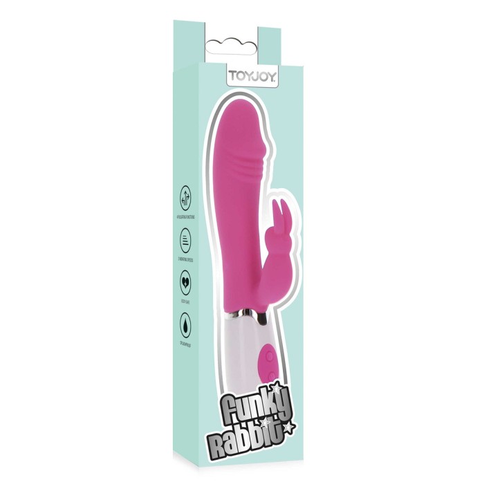 Vibrator Rabbit Funky Toyjoy Roz 2