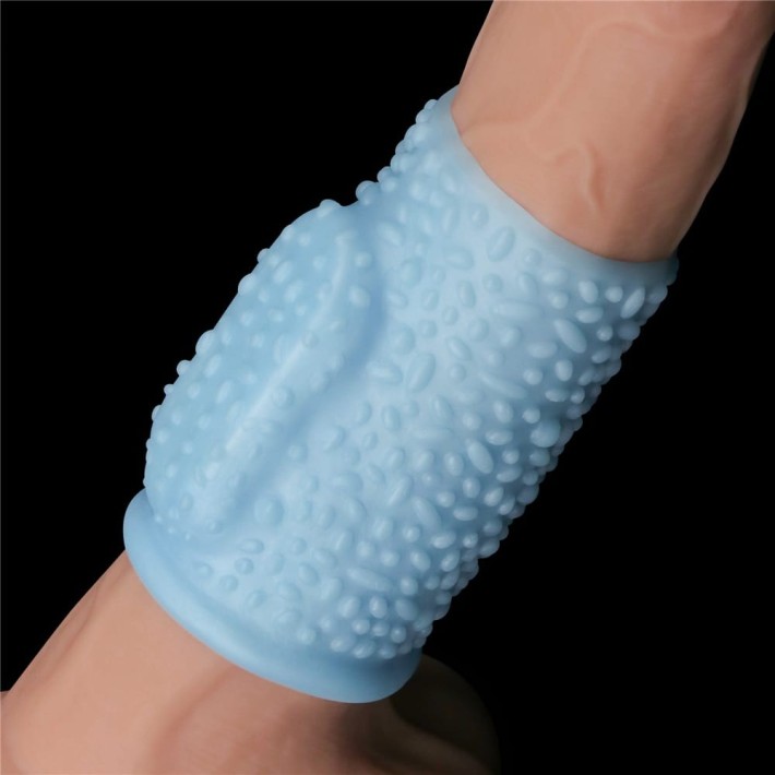 Inel / Manson Penis Cu Vibratii Drip Knights, Albastru 4