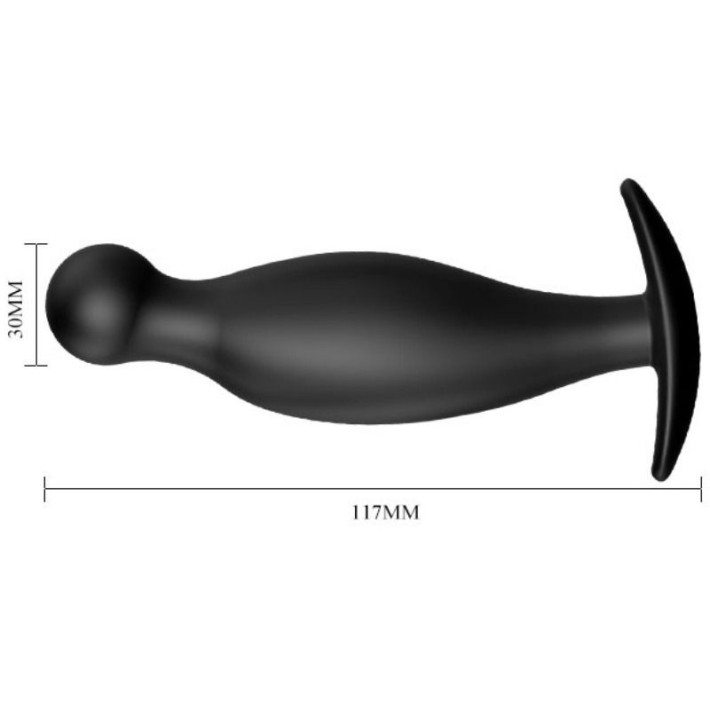 Dop Anal Special Stimulation, Negru, 11.5 Cm 3