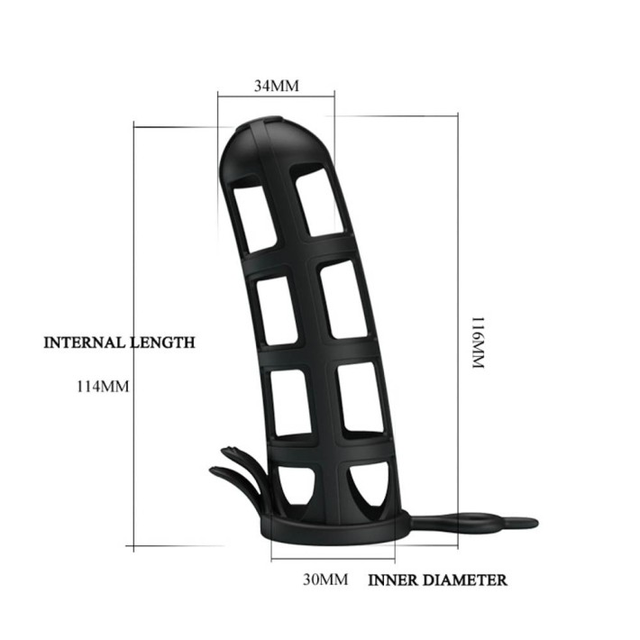 Manson / Extensie Pentru Penis, Negru 7