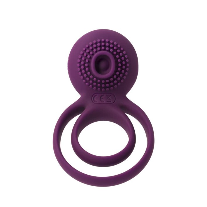 Inel Penis Vibrator Dublu Tammy, Violet 6