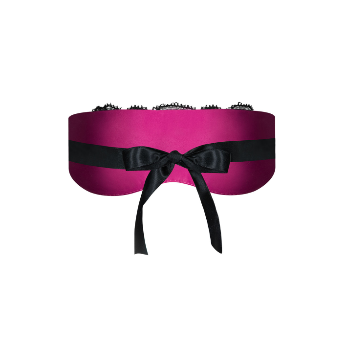 Masca Senzuala Cu Dantela Roseberry, Negru + Violet 4