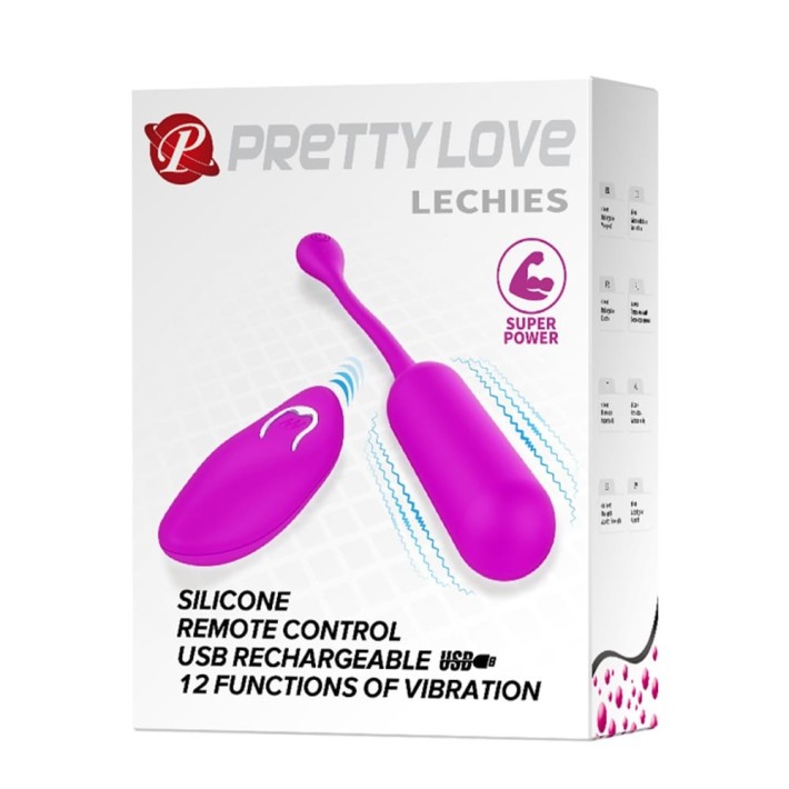 Ou Vibrator Cu Telecomanda Lechies, Violet 6