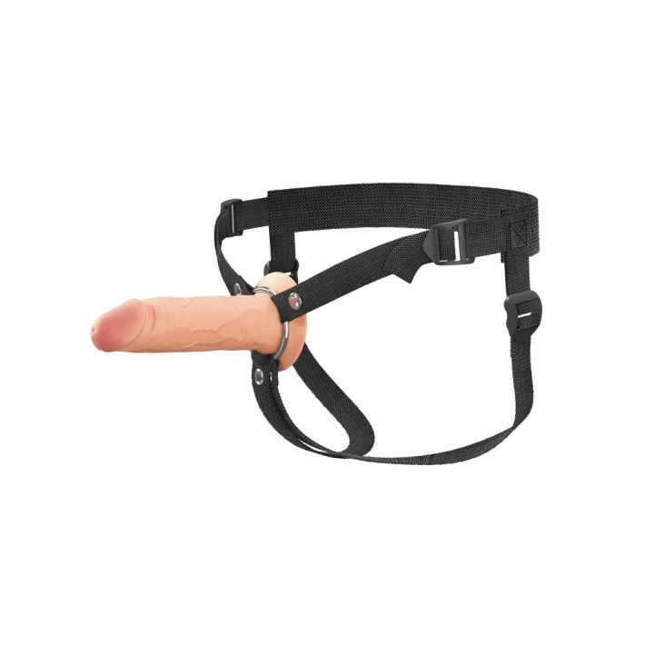 Extensie Penis / Strap-on Dual-density, Natural, 15 Cm 3