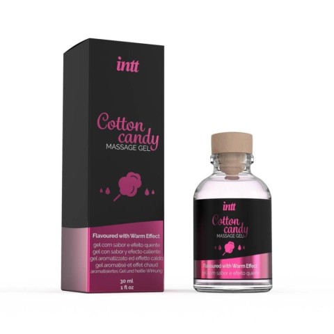 Intt, Gel Stimulant Cu Efect Incalzire Si Aroma Vata De Zahar, 30 Ml, pasiune.ro