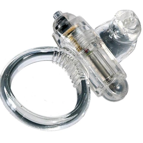 Inele penis, Inel Erectie Cu Rabbit Si Vibratii, Transparent, pasiune.ro