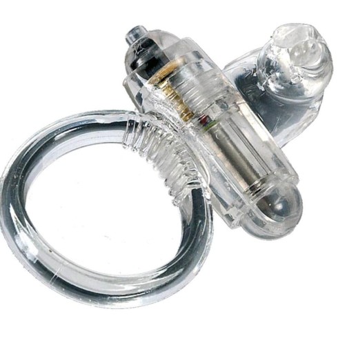 inel, Inel Erectie Cu Rabbit Si Vibratii, Transparent, pasiune.ro