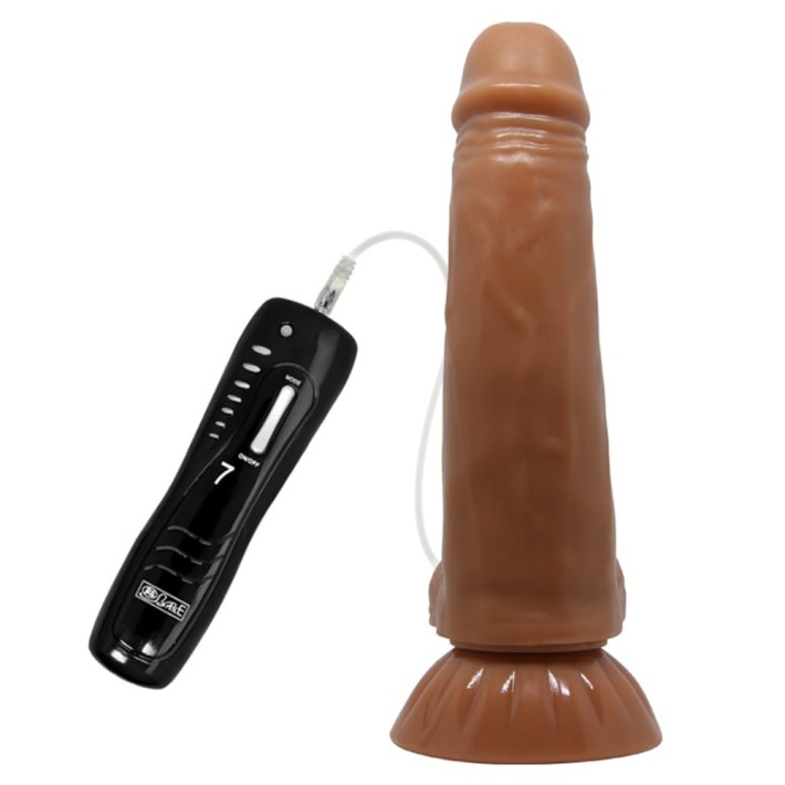 Vibrator Realistic Beautiful Easton, Brun, 18.5 Cm 4