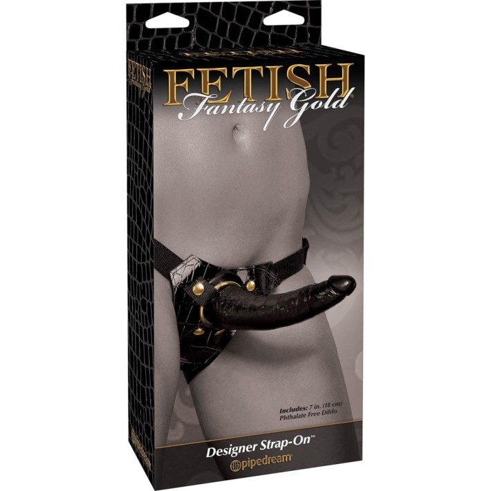 Strap-on Designer Deluxe, Negru, 19 Cm 4