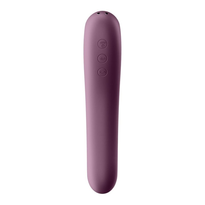 Vibrator Clitoridian Dual Kiss, Bordo 2