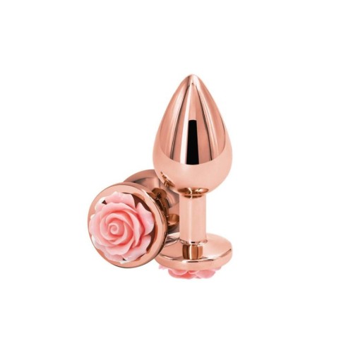 set, Dop Anal Rear Assets Rose, Auriu+roz, Medium, 8.5 Cm, pasiune.ro