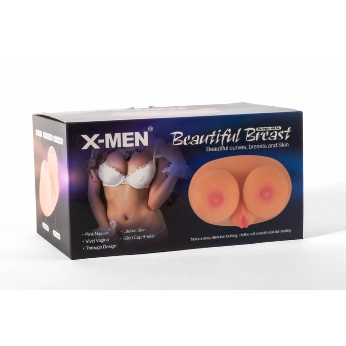 Masturbator 2-in-1 Vagin + Sani Super Real Beautiful Breast 4