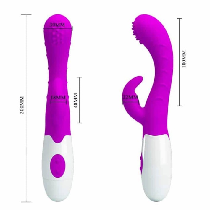 Vibrator Rabbit Bruno, Violet, 20 Cm 4