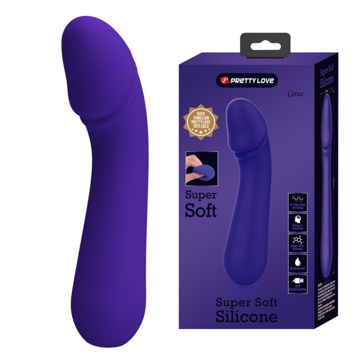 Vibrator Punctul G Cetus, Violet, 15 Cm 4