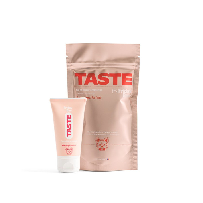 Flavoured Pleasure Gel  Red Fruits - Taste Tube 50ml 4