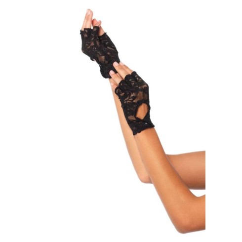 manusi, Manusi Sexy Din Dantela, Negru, Marime Universala, pasiune.ro