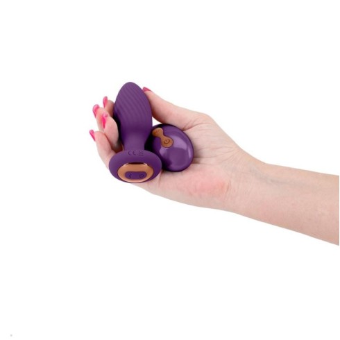 dop, Dop Anal Cu Vibratii Si Rotatii Inya Alpine, Violet, 10 Cm, pasiune.ro
