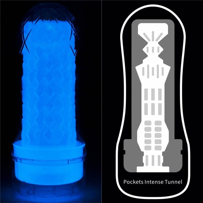 Masturbator Fosforescent Lumino Play Pocketed 2