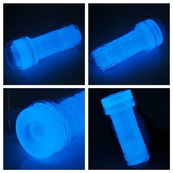 Masturbator Fosforescent Lumino Play Ribbed 8