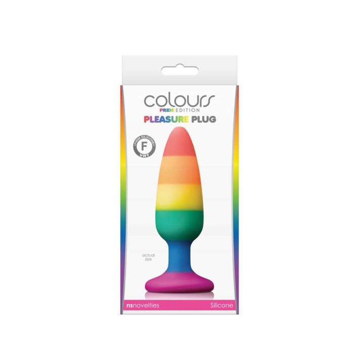 Dop Anal Multicolor Colours - Pride Edition Medium, 13 Cm 2