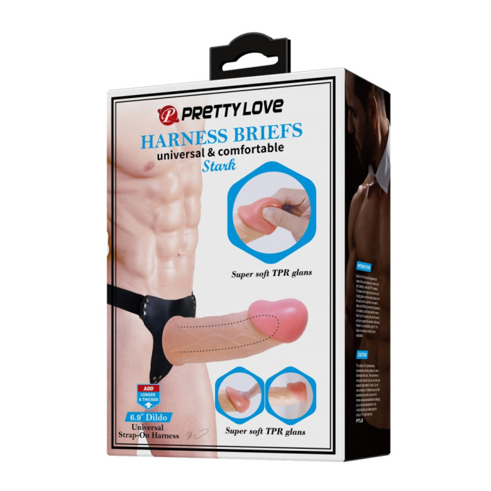 Strap-on Stark Universal Si Confortabil Pretty Love 17.5 Cm 10