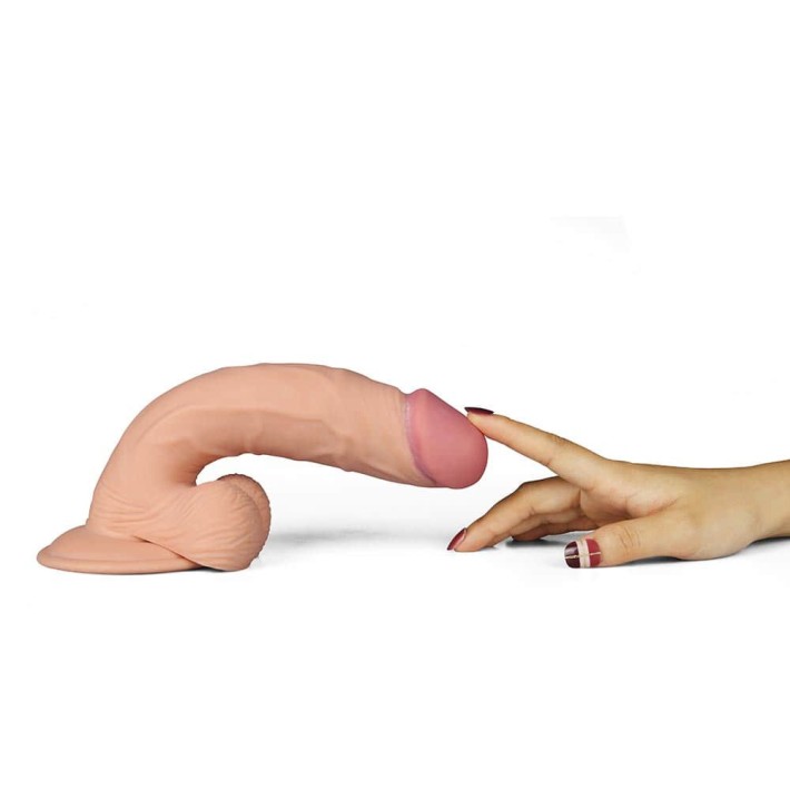 Vibrator Realistic The Ultra Soft Dude, Natural, 21.5 Cm 7