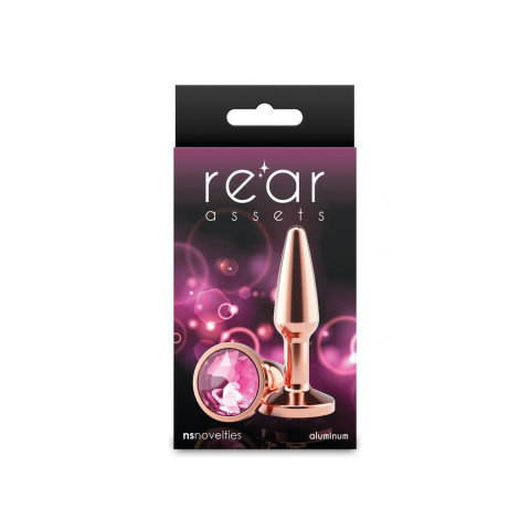 Ns Novelties, Plug Anal Ns Novelties Small Rose Gold, pasiune.ro