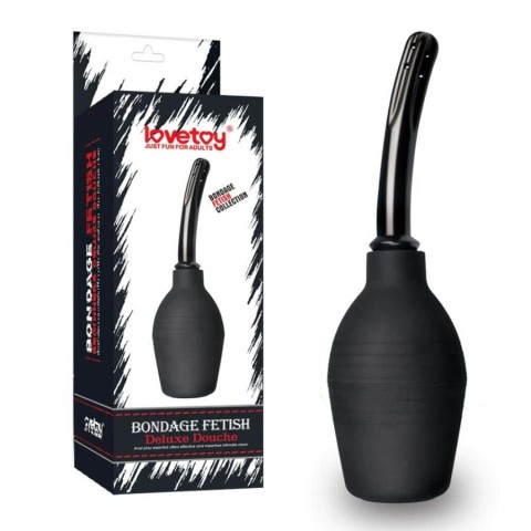 Fetish SM, Irigator Intim Deluxe Bondage Fetish, Negru, pasiune.ro