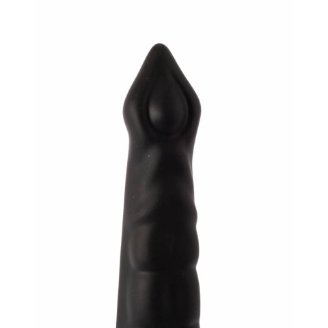 silicone, Dop Anal Extra Large Silicone, Negru, 32 Cm, pasiune.ro
