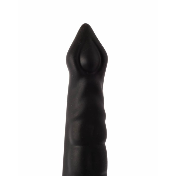 Dop Anal Extra Large Silicone, Negru, 32 Cm 2