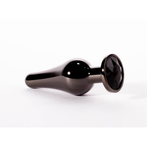 X-Men, Dop Anal Cu Bijuterie Secret Shine S, Metalic + Negru, 9 Cm, pasiune.ro