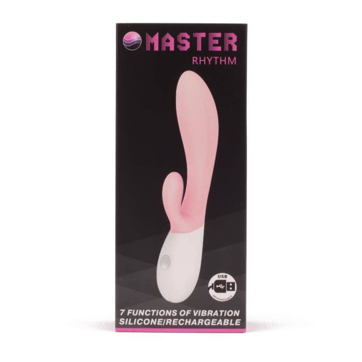 Vibrator Rabbit Master Rhythm, Roz, 19.5 Cm 5