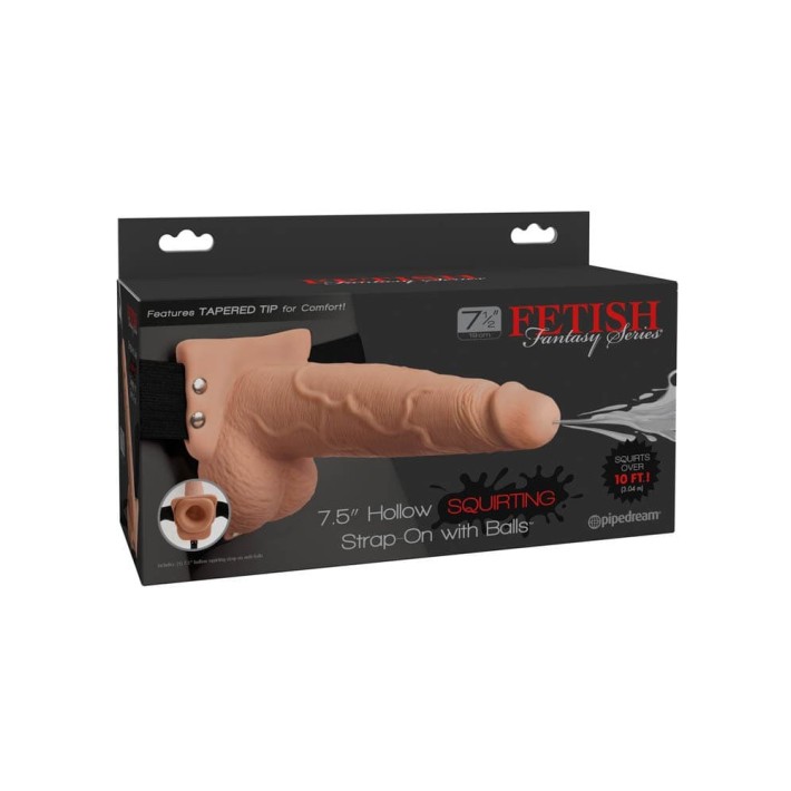 Strap-on Cu Functie Ejaculare, Natural, 19 Cm 2