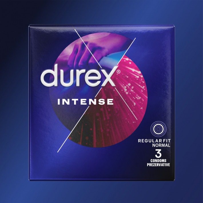 Prezervative Durex Intense Orgasmic, 3 Bucati 3