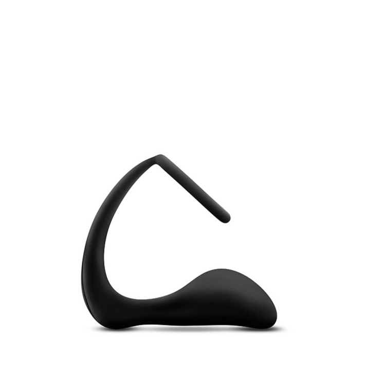 Dop Anal Cu Inel Pentru Penis Anal Adventures, Negru, 10 Cm 3