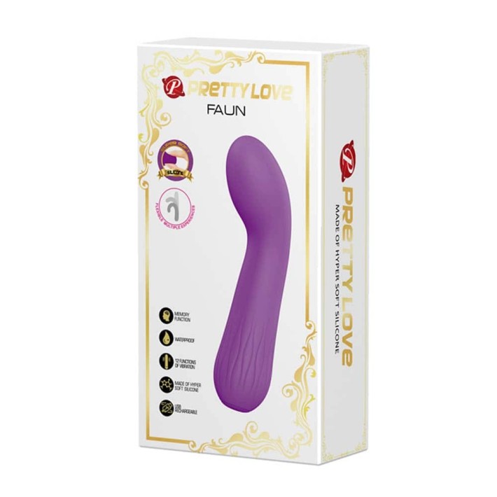 Vibrator Punctul G Faun, Mov, 15 Cm 3
