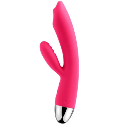 rosu, Vibrator Trysta Targeted Rolling G-spot, Roz, 18 Cm, pasiune.ro
