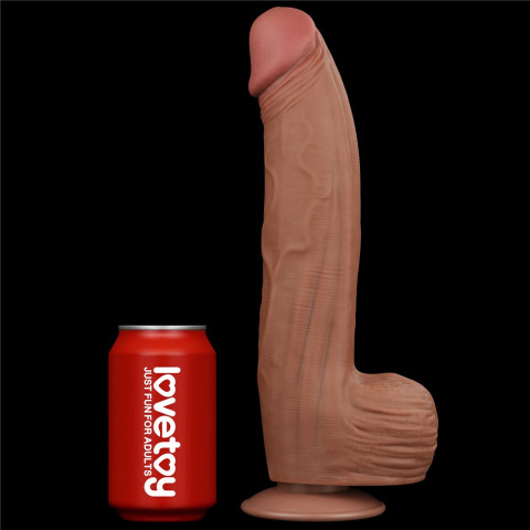 Pagina 6 - Dildouri Realistice, Dildo Ultra Realistic King Sized Sliding Skin Dual Layer Dong, Brun, 30 Cm, pasiune.ro