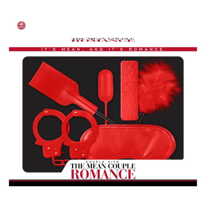 Set Accesorii Erotice The Mean Couple Romance I, Rosu, 5 Piese 2