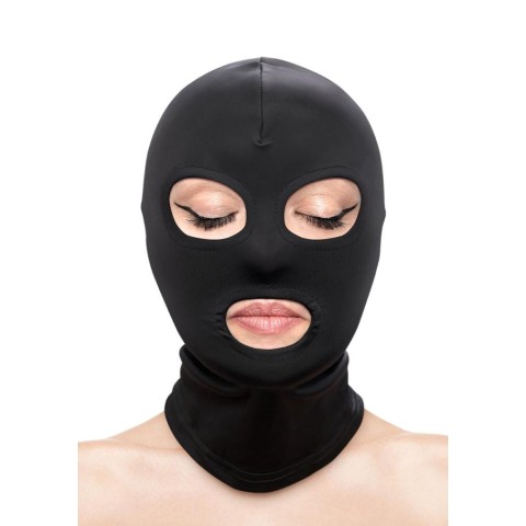 Ns Novelties, Cagula Cu Trei Gauri Ns Novelties Neagra, pasiune.ro